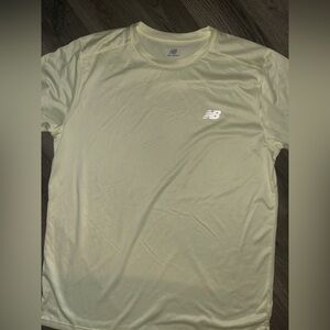 New Balance dri fit shirt (new without tags) light yellow